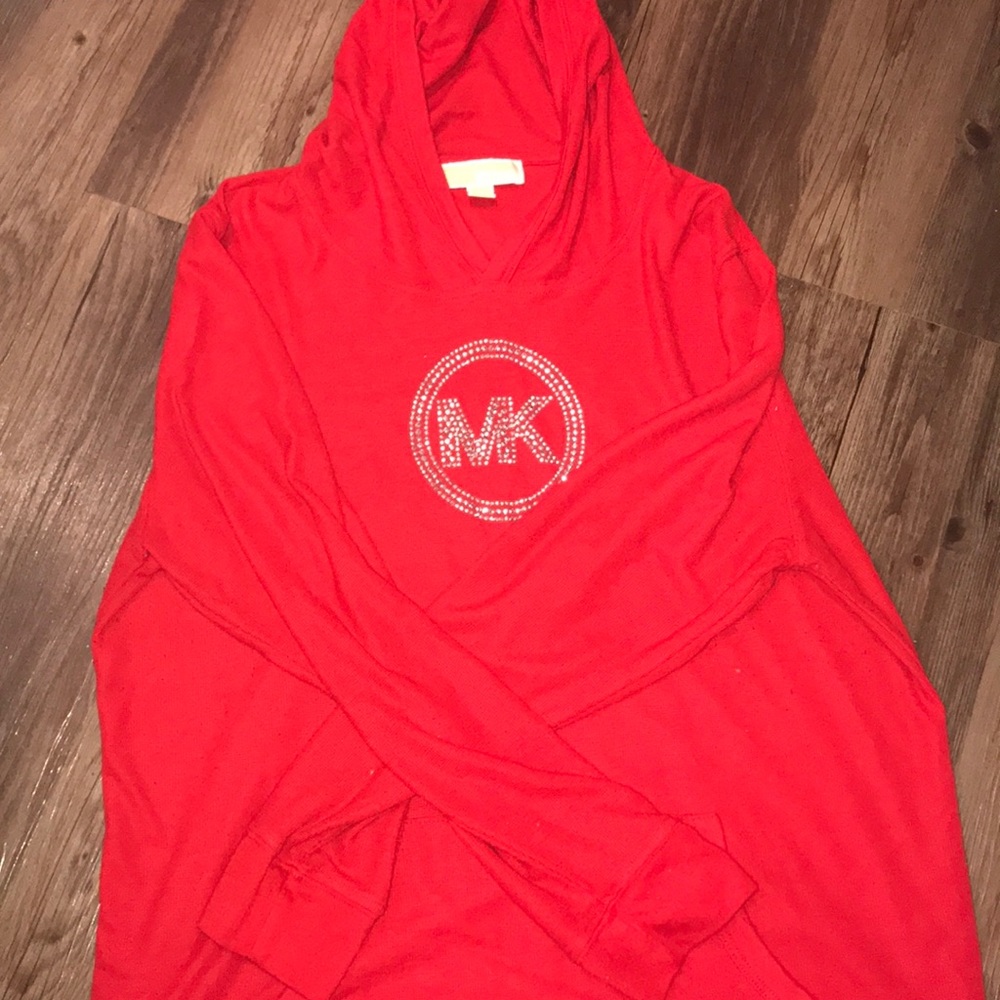 Michael Kors red thermal hoody !